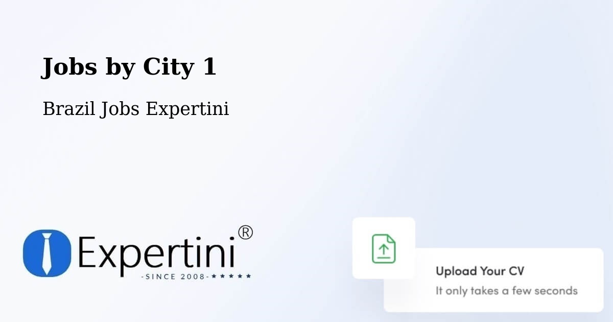 City Jobs in Brazil - Expertini